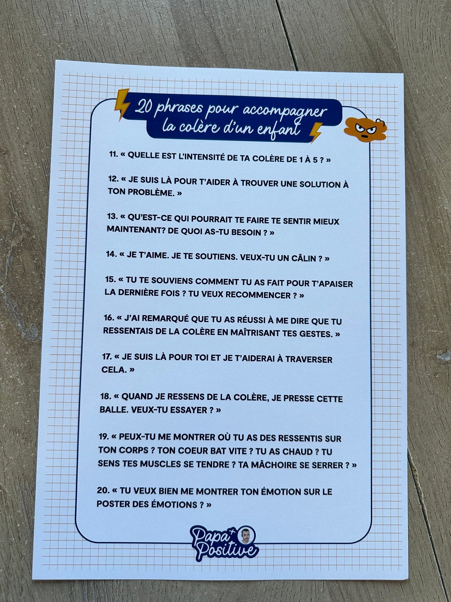 Kit d’outils pour réguler la colère et l’agressivité des enfants (physique)