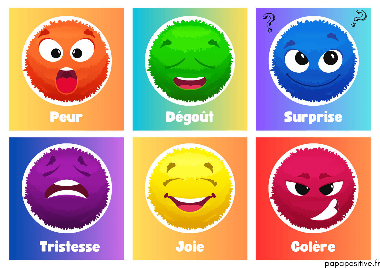 Le memory des émotions