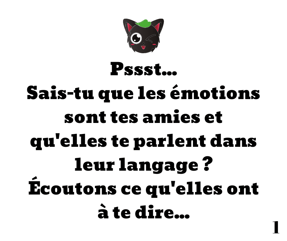 Le message de tes émotions