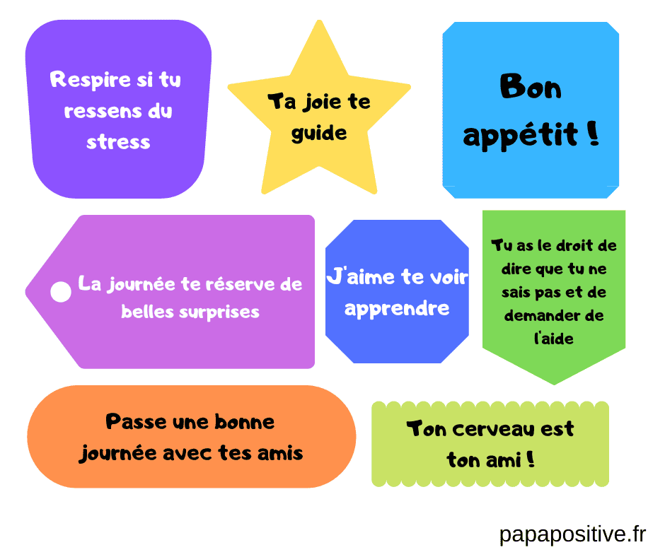 40 messages à offrir aux enfants