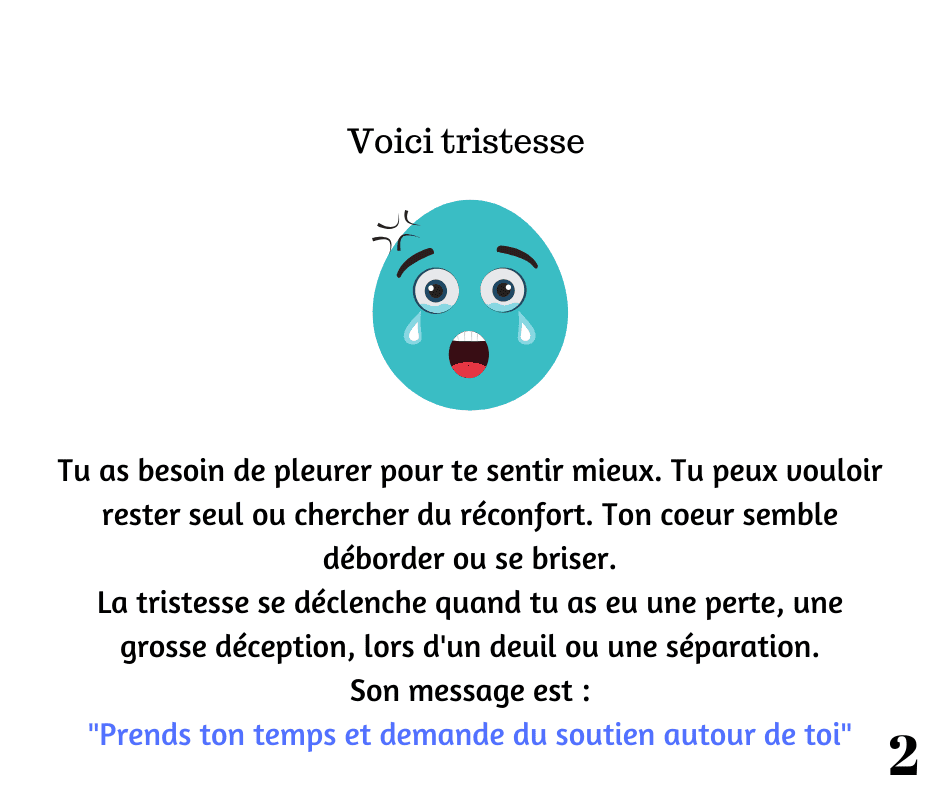 Le message de tes émotions