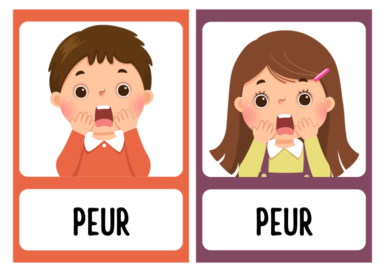 Flash cards émotions