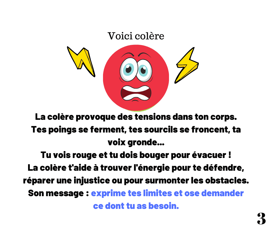 Le message de tes émotions