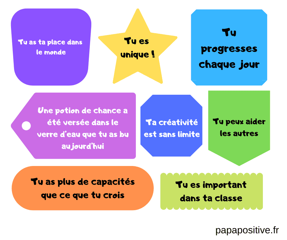 40 messages à offrir aux enfants
