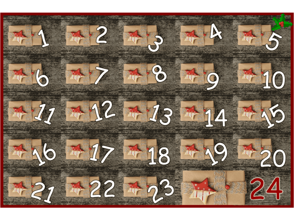 Calendrier de l’avent de la gentillesse