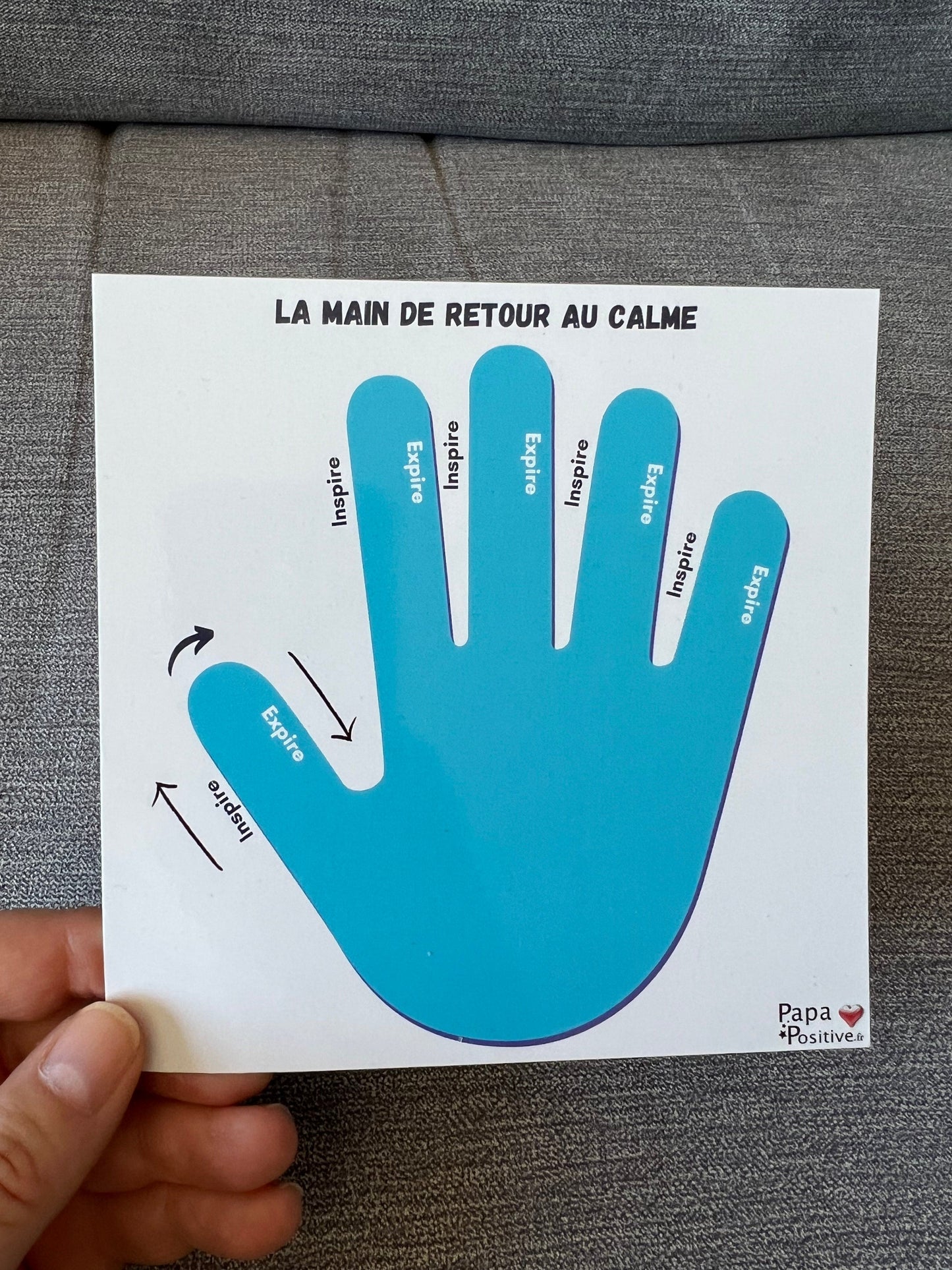 La main de retour au calme (format imprimé)