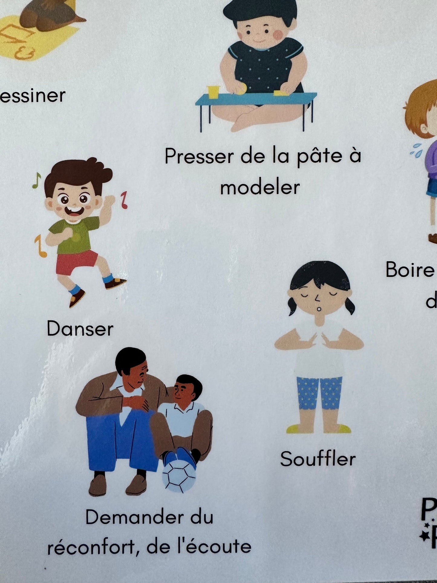 Affiche : quand je suis en colère (format plastifié)
