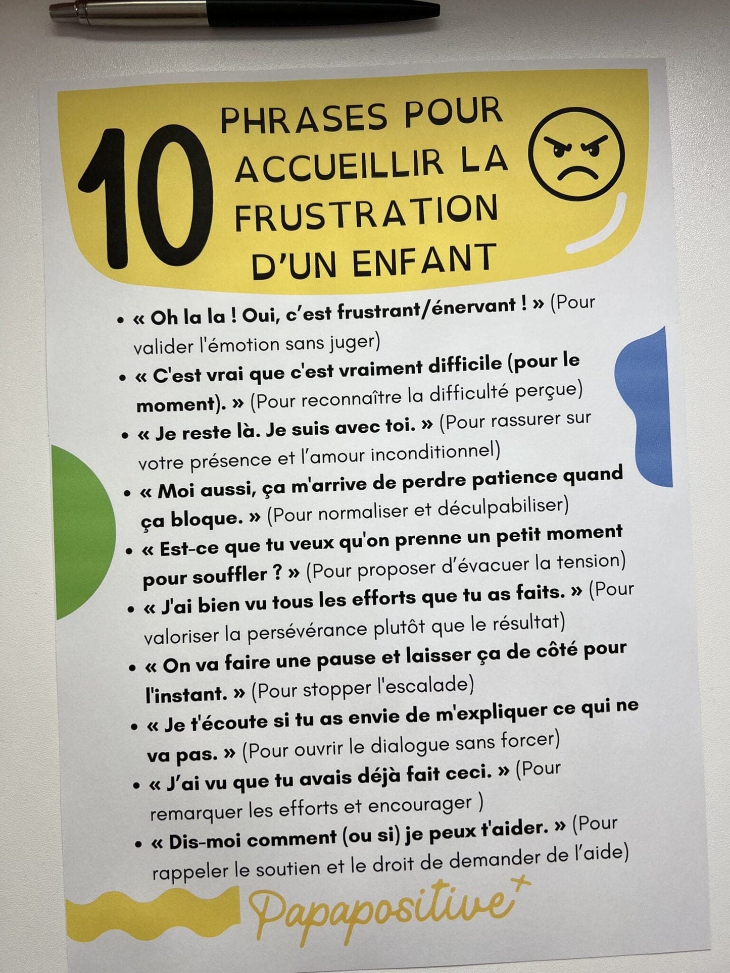 10 phrases pour accueillir la frustration d'un enfant
