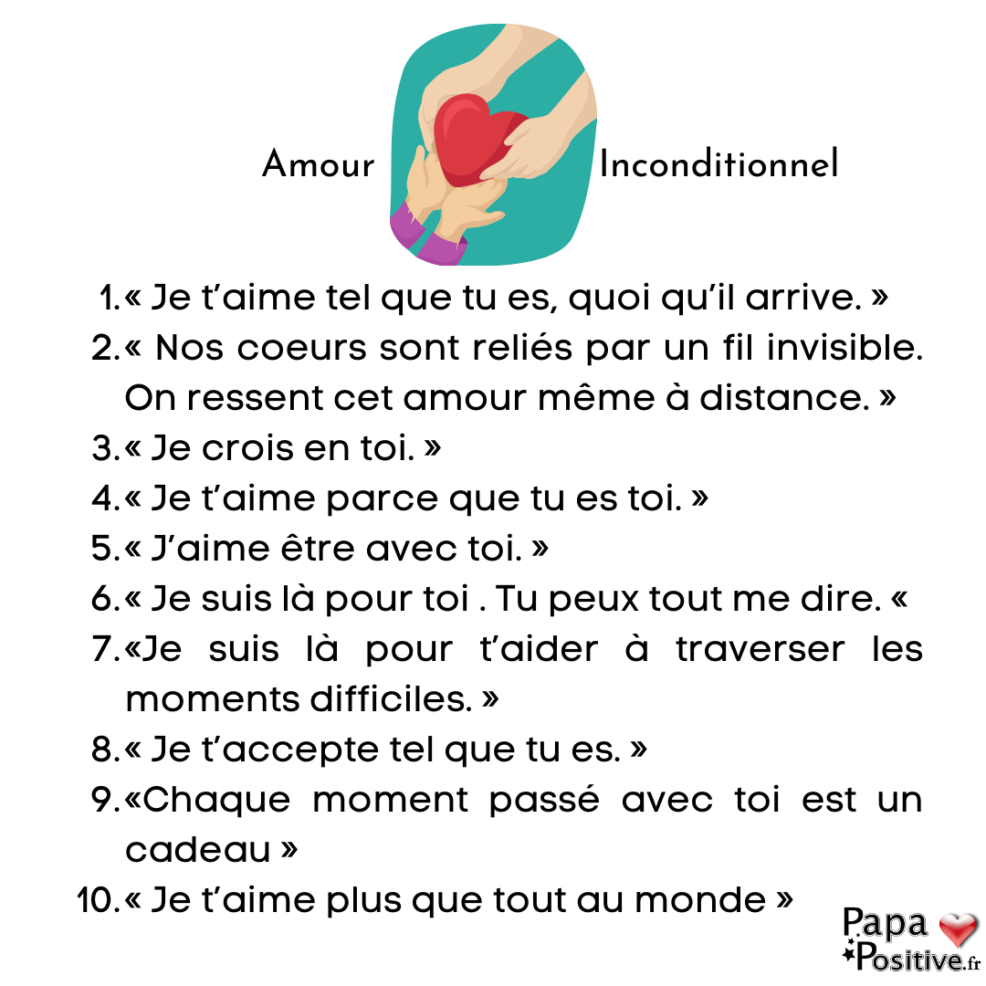 10 phrases pour exprimer notre amour inconditionnel à nos enfants