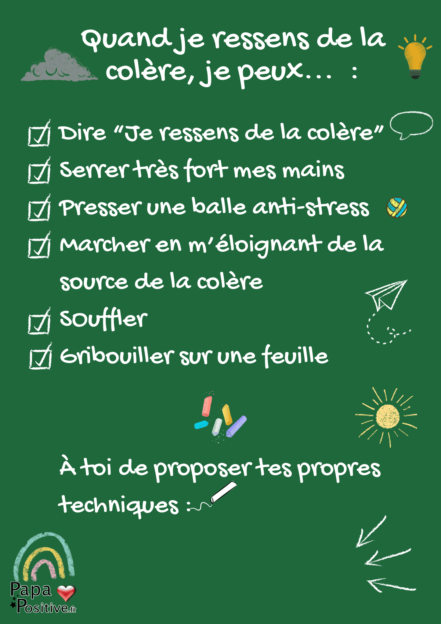 Techniques pour apaiser la colère
