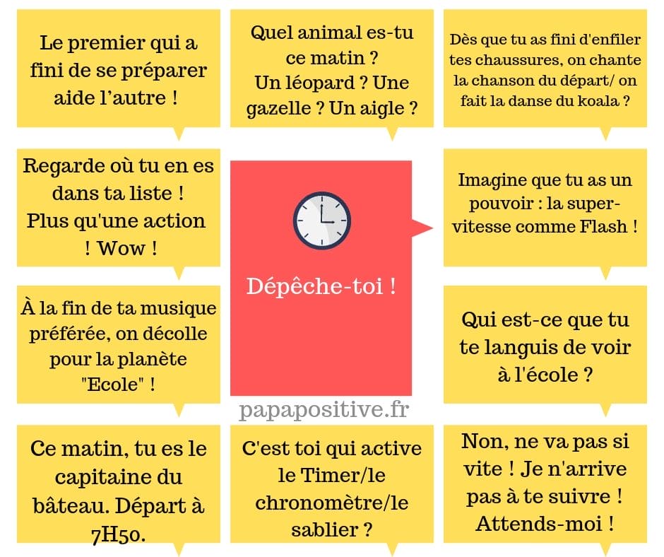 10 alternatives à l'expression "dépêche-toi"