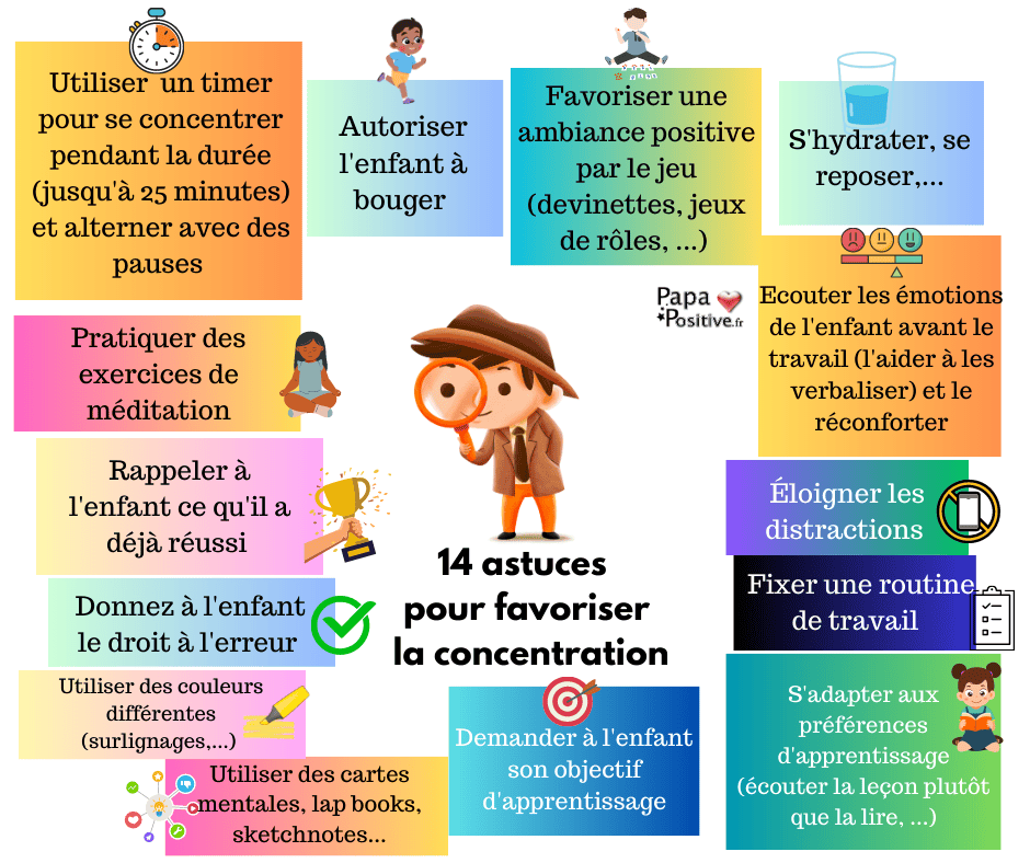 14 astuces pour favoriser la concentration