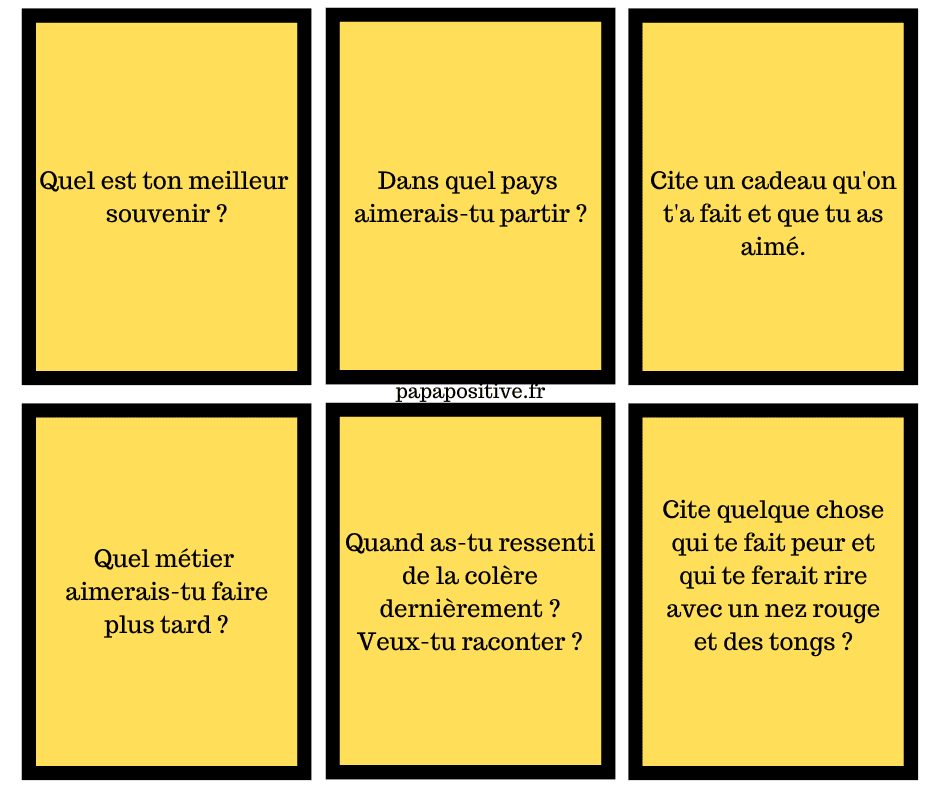 Le jeu des émotions