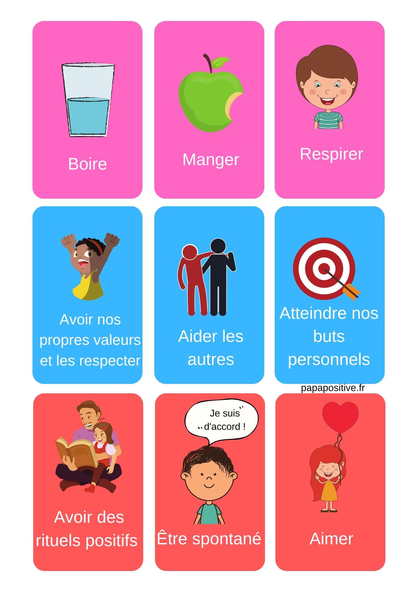 54 cartes pour exprimer les besoins
