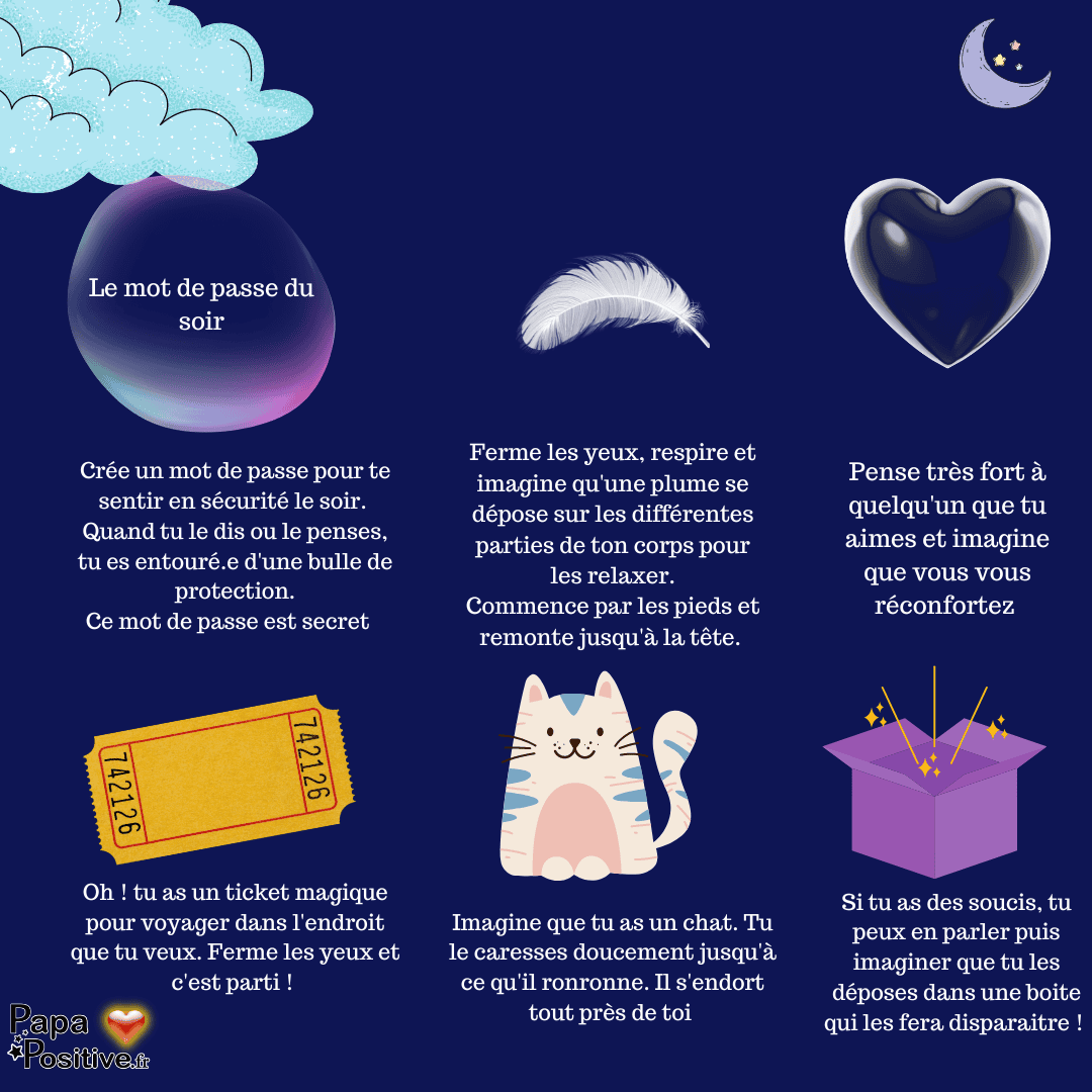 Affiche : 6 activités pour mieux dormir