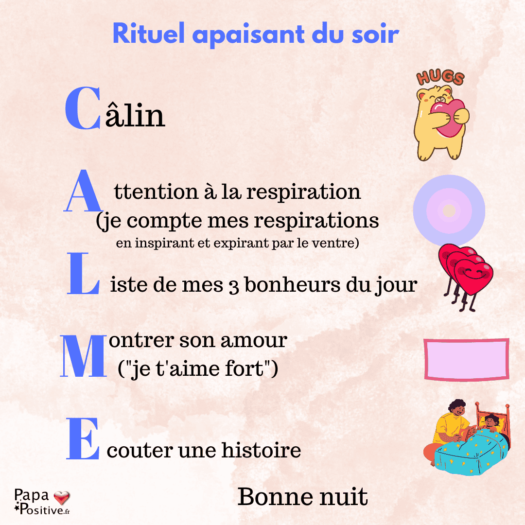 CALME : rituel apaisant du soir