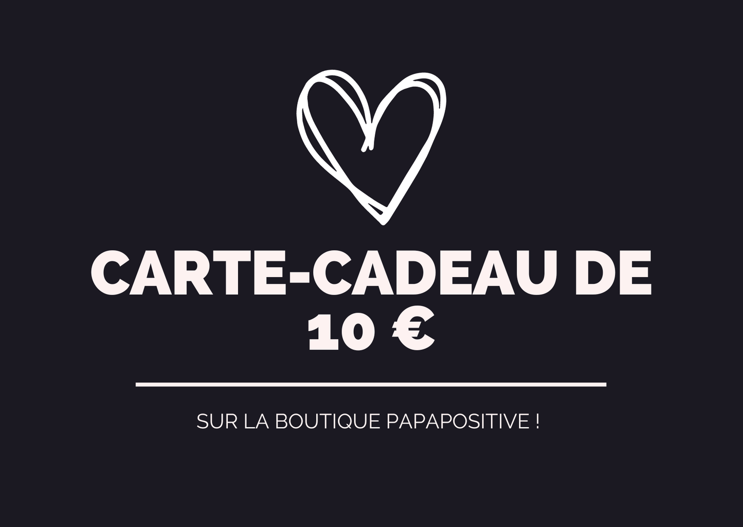 Carte-cadeau papapositive