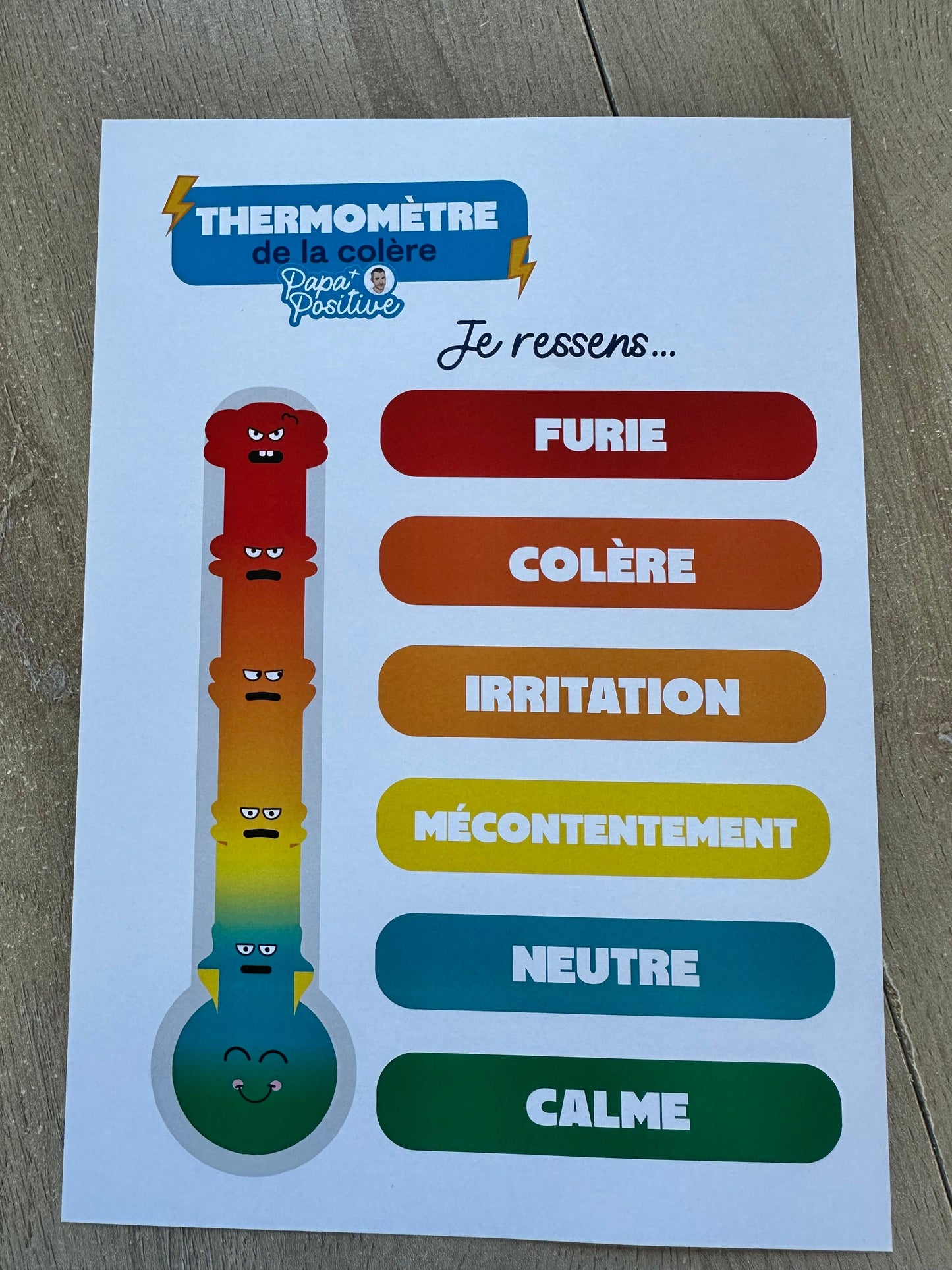 Kit d’outils pour réguler la colère et l’agressivité des enfants (physique) + peluche