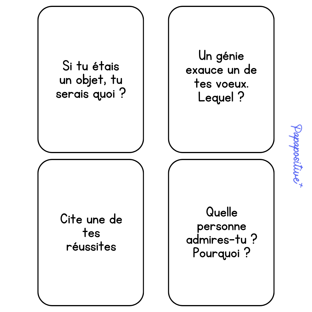 40 questions pour développer l’estime de soi des enfants/des adolescents