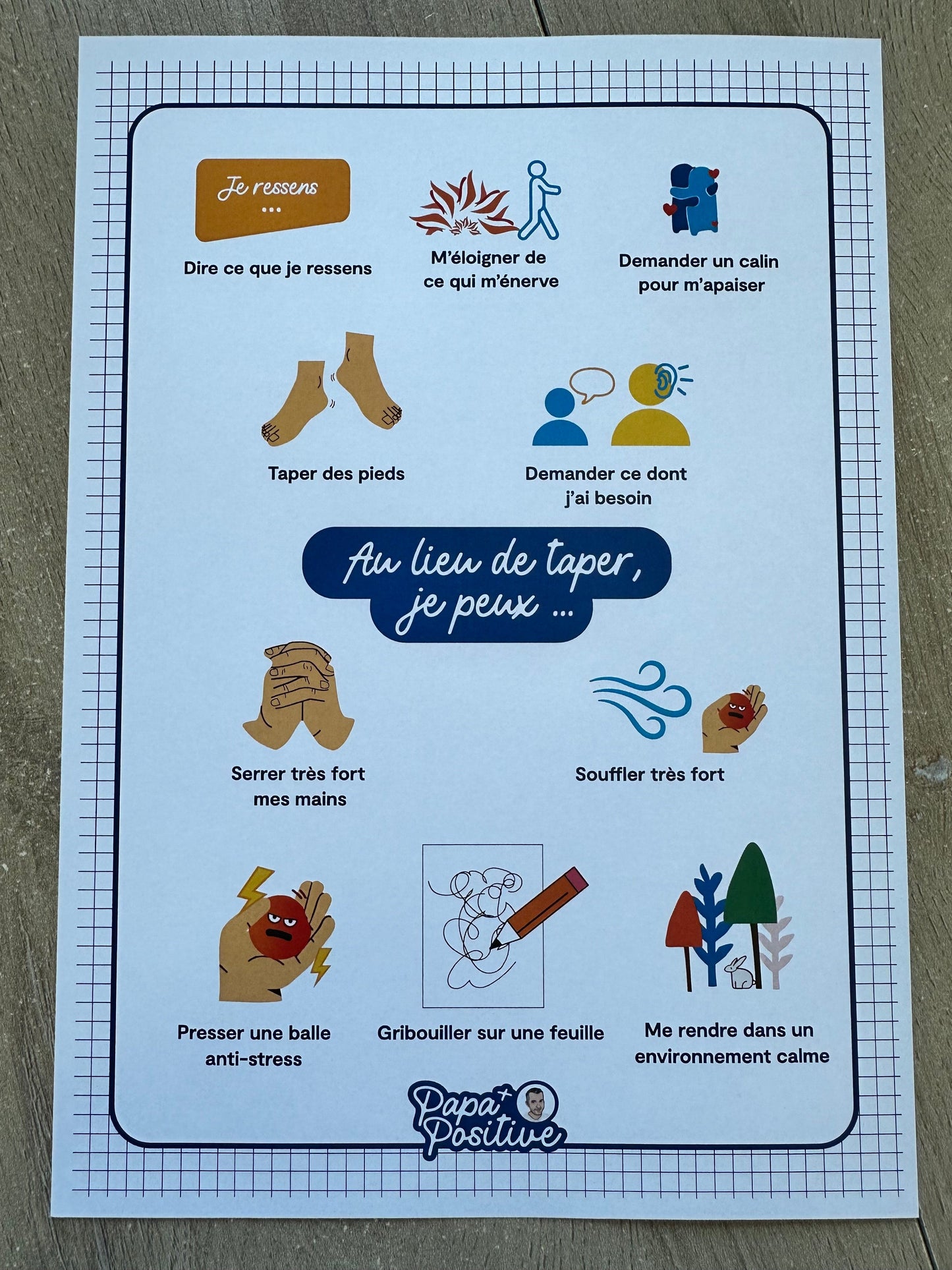 Kit d’outils pour réguler la colère et l’agressivité des enfants (physique) + peluche