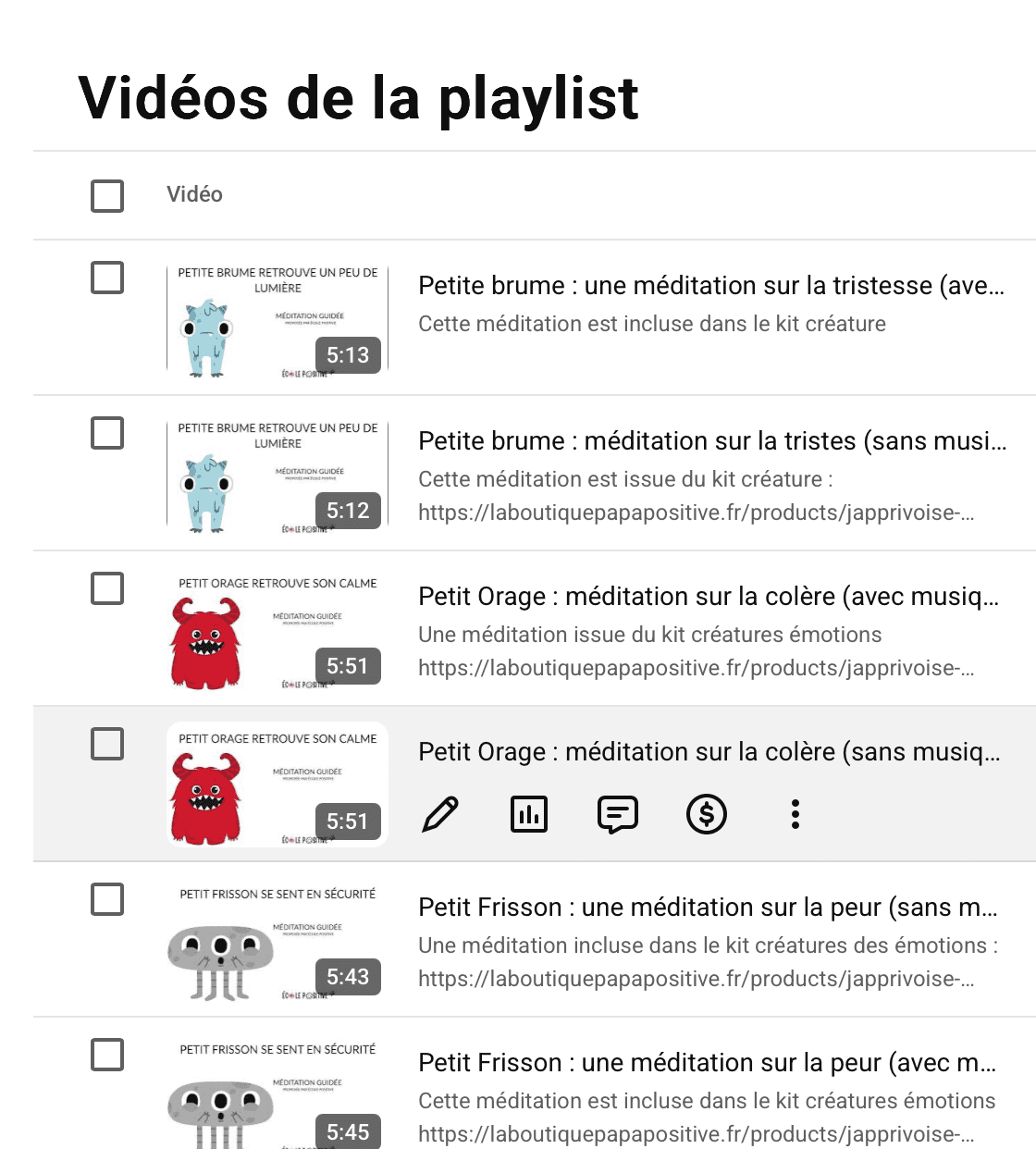 J'apprivoise mes émotions avec les créatures — Kit émotions enfant (PDF à imprimer)