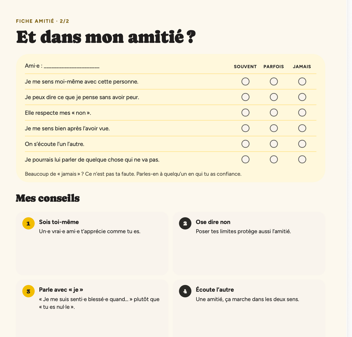 La roue des valeurs – Kit parent-ado (12-18 ans) à télécharger