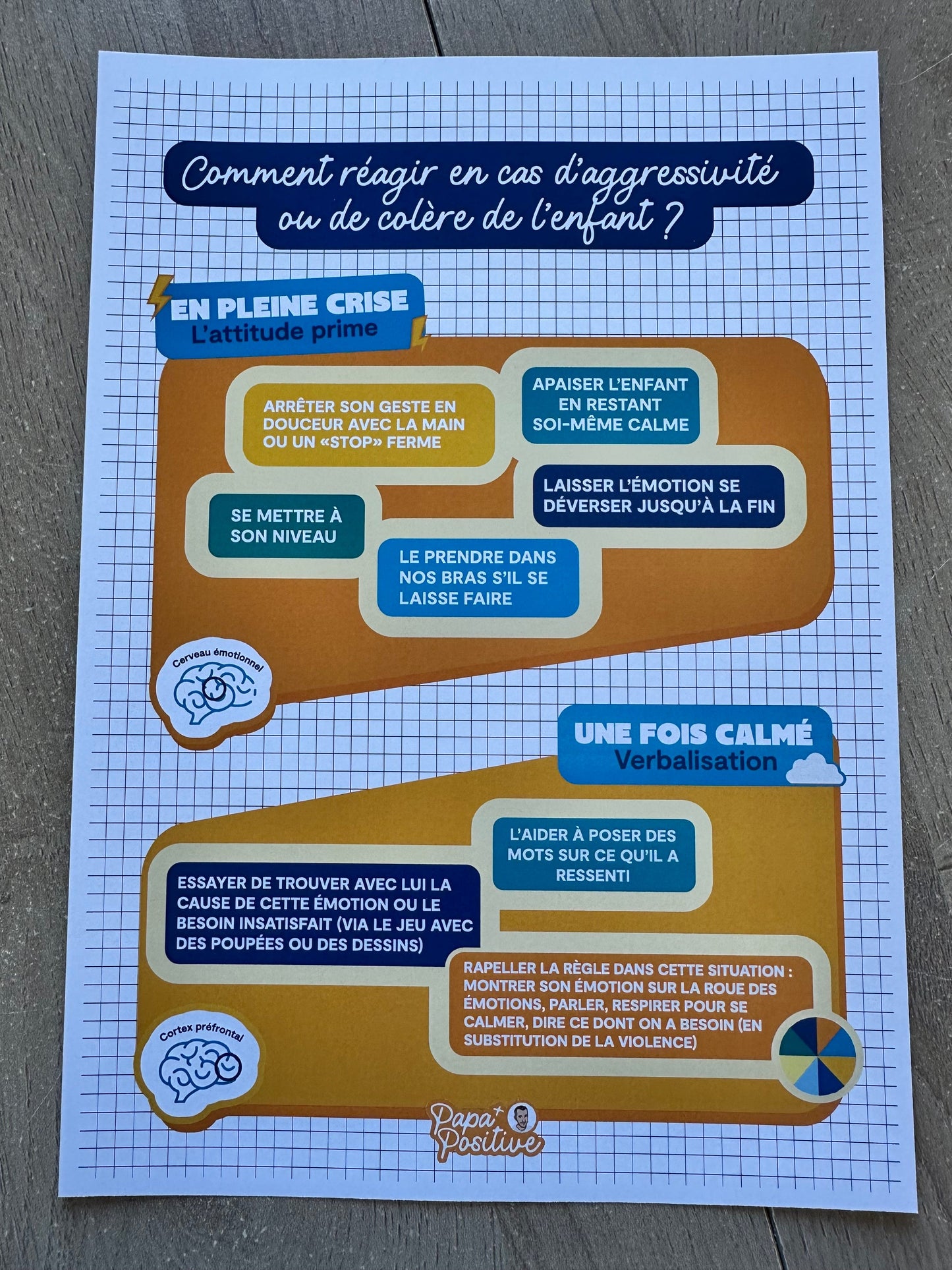 Kit d’outils pour réguler la colère et l’agressivité des enfants (physique) + peluche