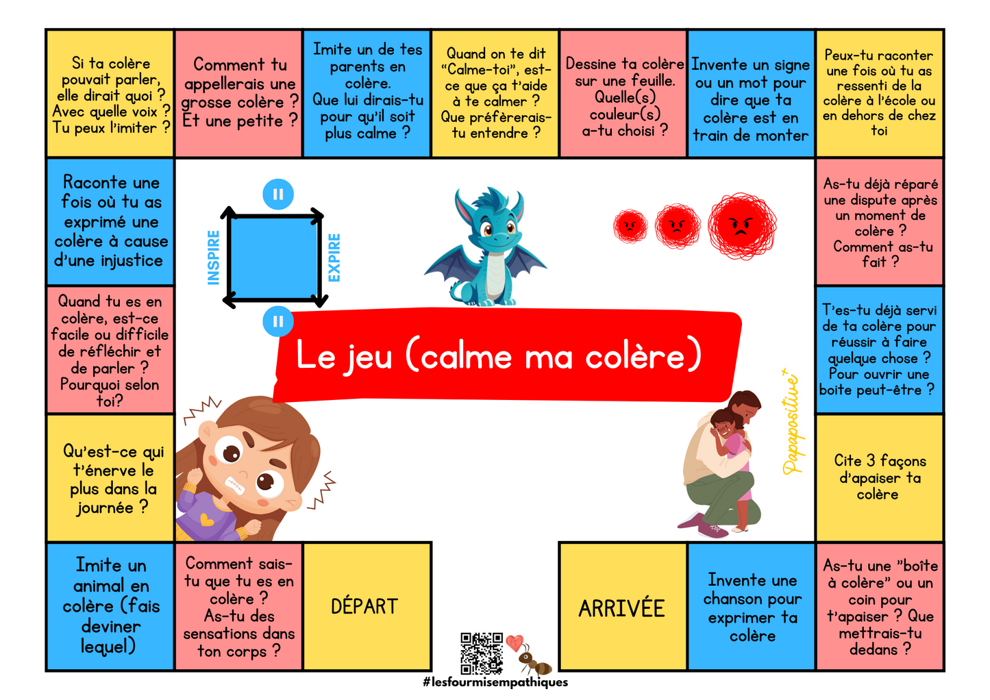 Le jeu calme ma colère