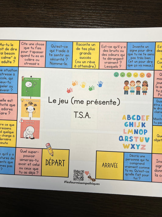 Le jeu (me présente) TSA