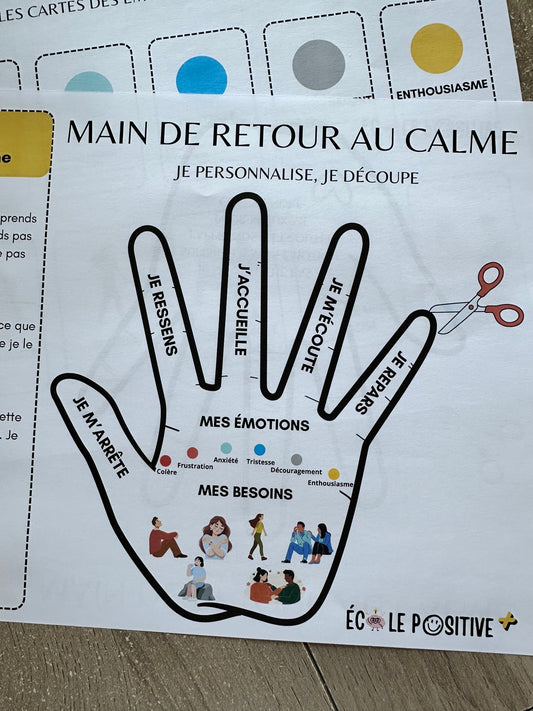 La main de retour au calme (adulte)
