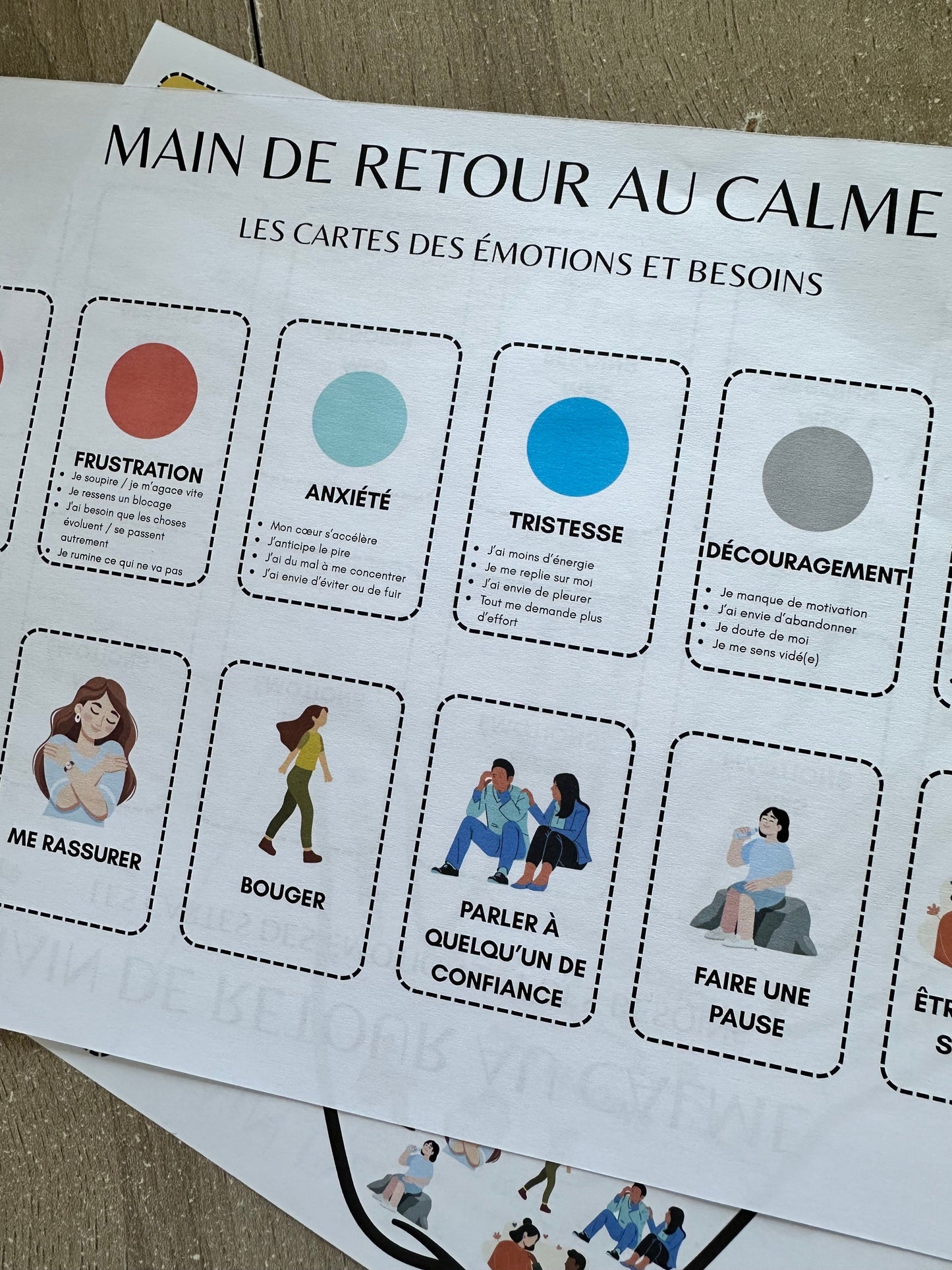 La main de retour au calme (adulte)
