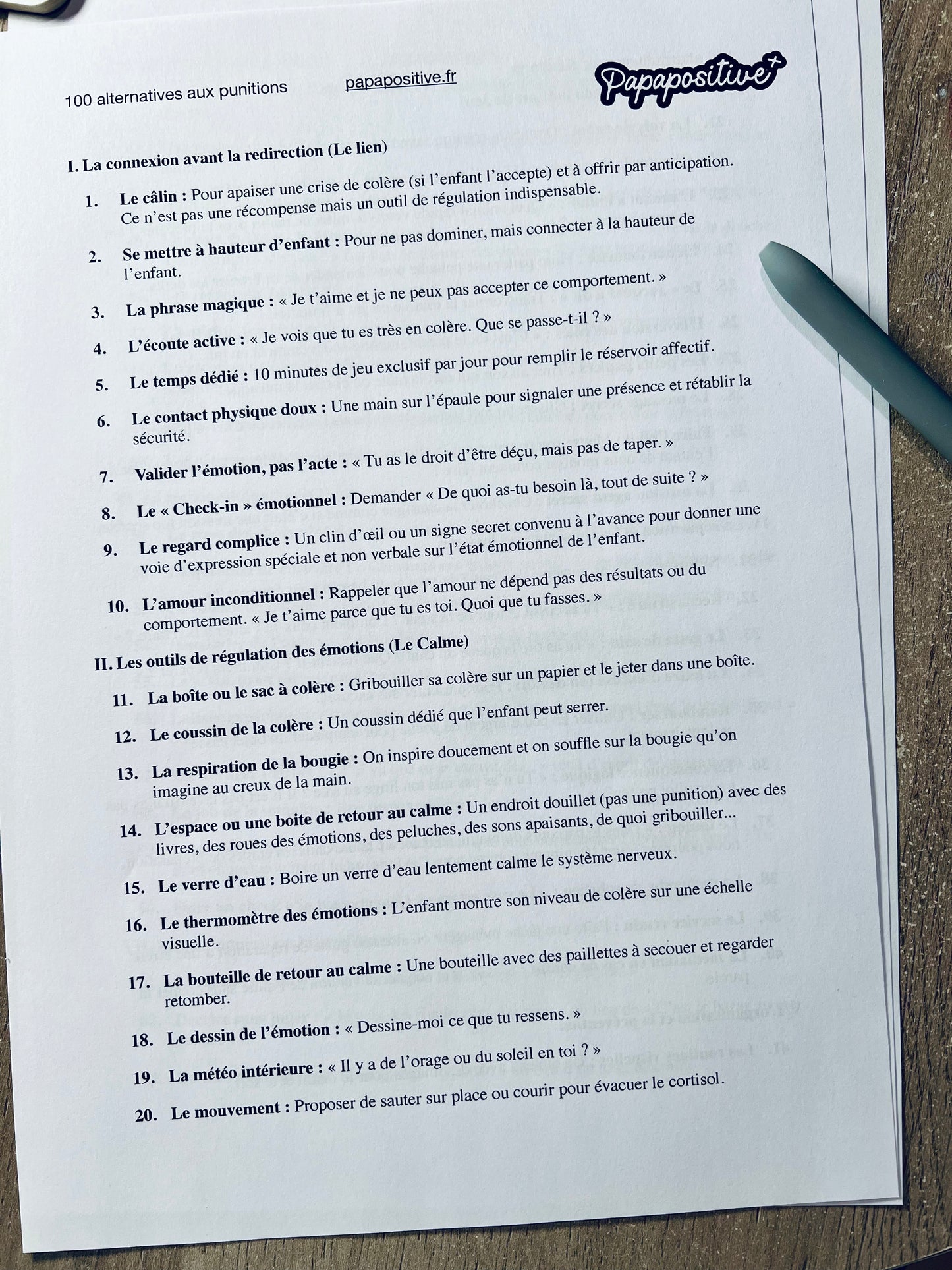 100 alternatives aux punitions