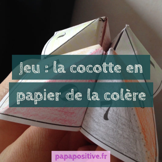 La cocotte en papier de la colère