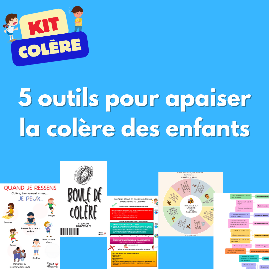 Mini Kit pour apaiser la colère des enfants (5 outils + 2 offerts)