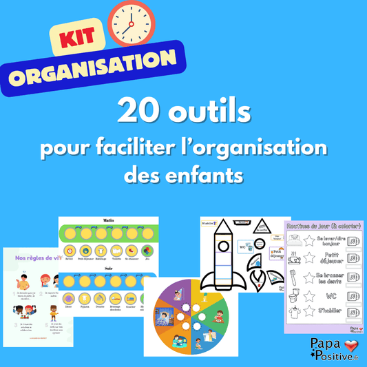 Kit organisation enfant (20 outils)