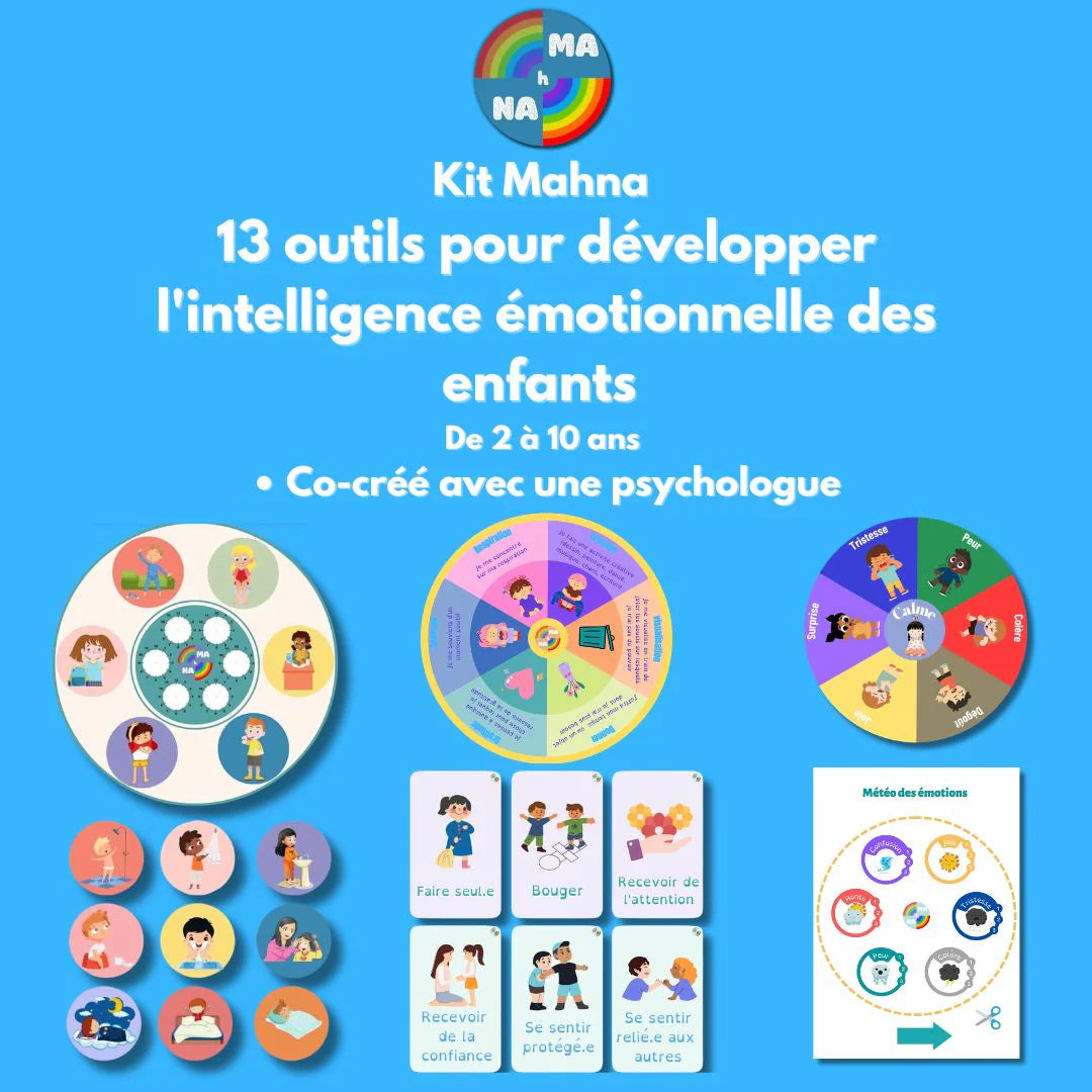 9 kits réunis pour le développement de l'enfant