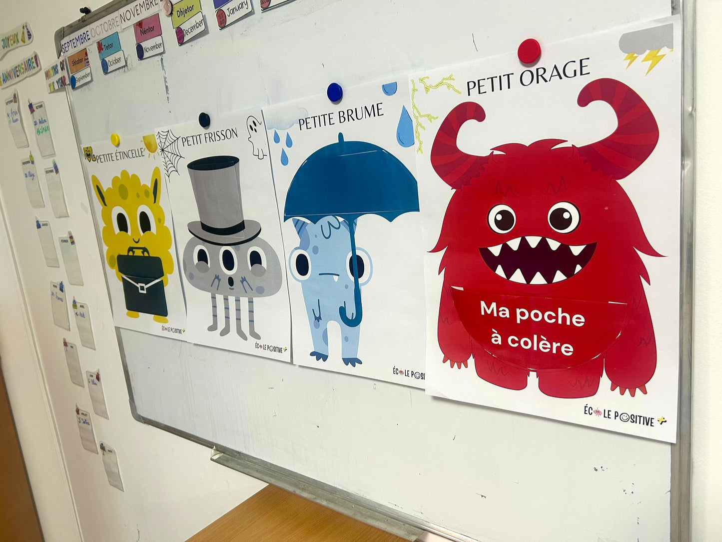 Les 4 créatures émotions