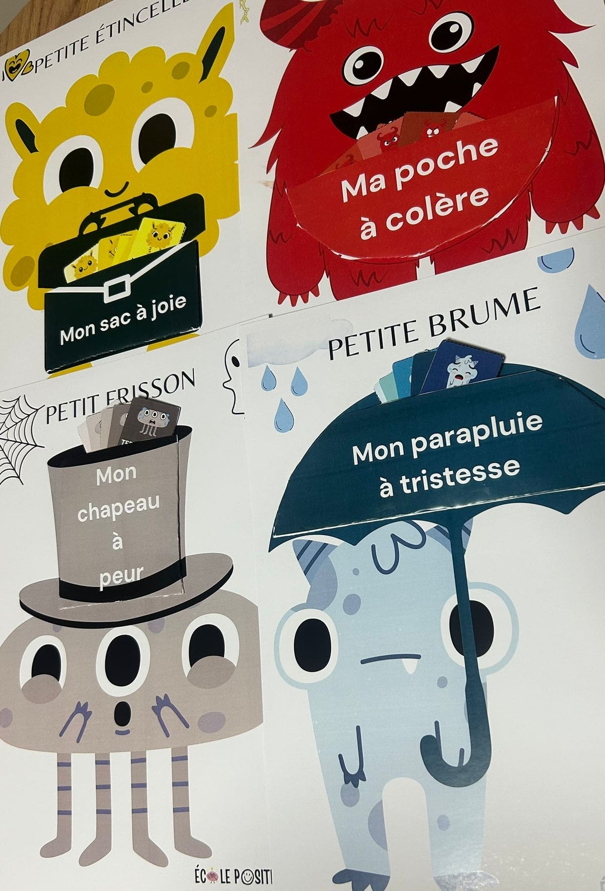 J'apprivoise mes émotions avec les créatures — Kit émotions enfant (PDF à imprimer)