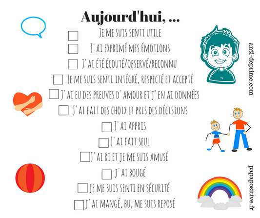 La liste des besoins