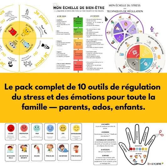 Kit Famille — Gérer les Émotions et le Stress (10 outils)