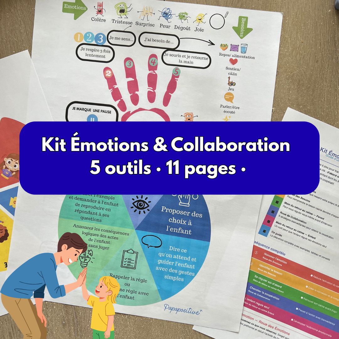 Kit Collaboration parent-enfant  – 5 outils pour parent et enfant (PDF à imprimer)