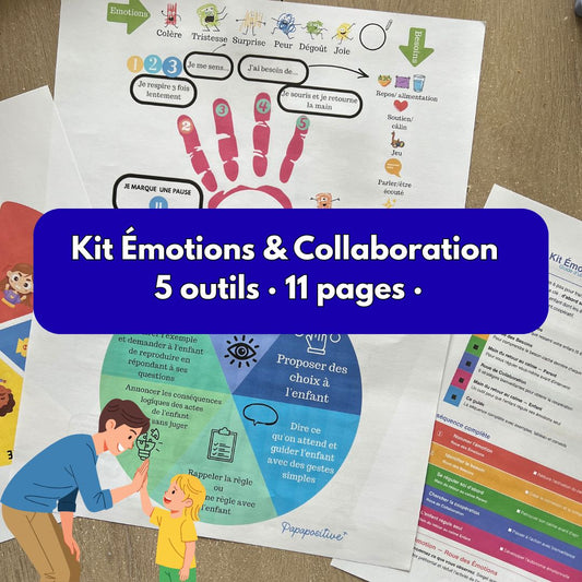 Kit Collaboration parent-enfant  – 5 outils pour parent et enfant (PDF à imprimer)