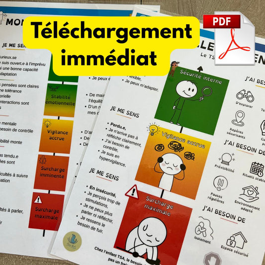 Lot de 2 échelles TSA version PDF (enfant + adulte)