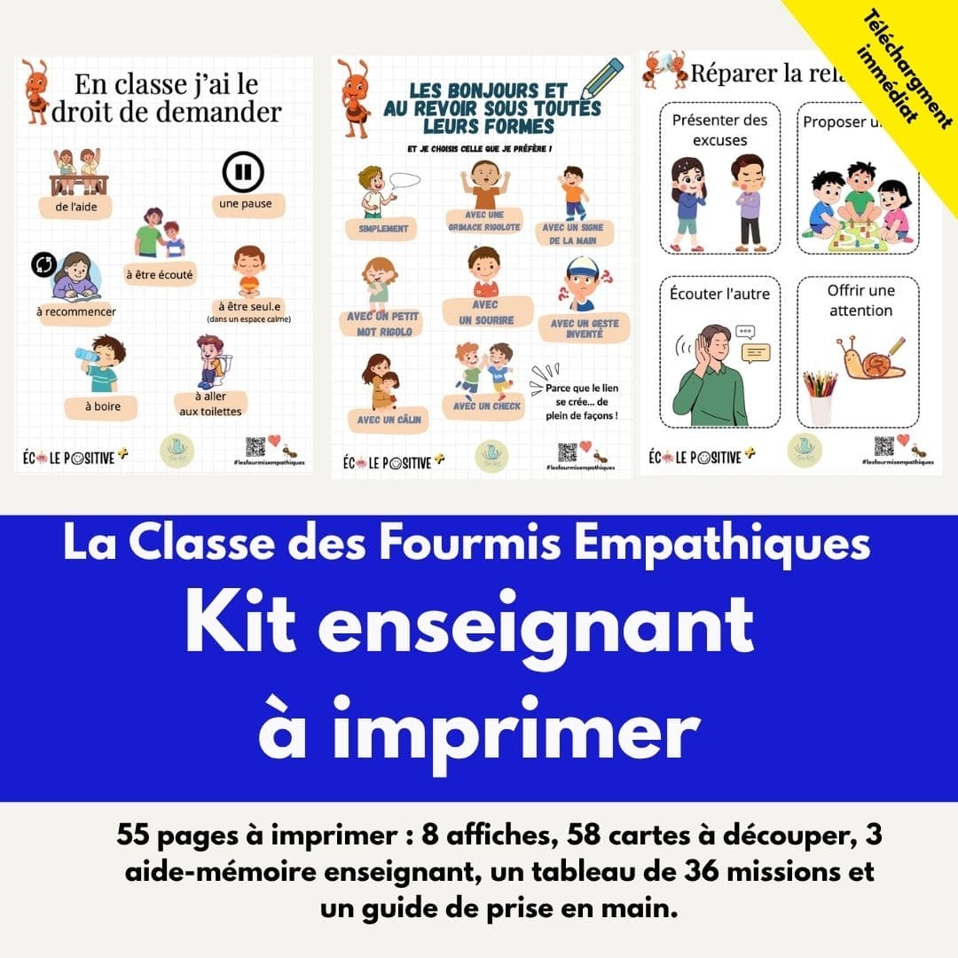 La Classe des Fourmis Empathiques — Kit enseignant à imprimer