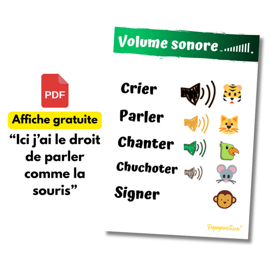 L'échelle du volume sonore