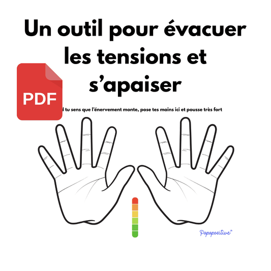 Les mains pour pousser et s'apaiser