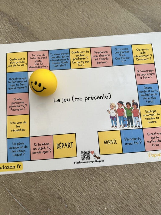 Le jeu (me présente) — 2 plateaux à imprimer pour ados