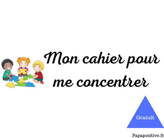 Mon cahier pour me concentrer